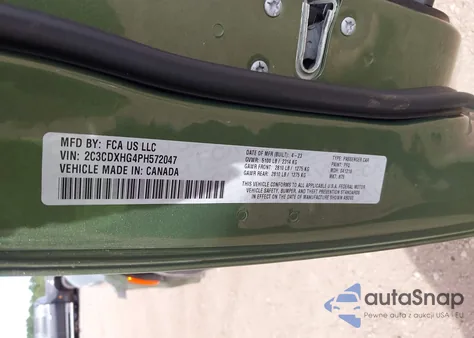 2023 Dodge Charger Gt from USA, damaged, VIN 2C3CDXHG4PH572047